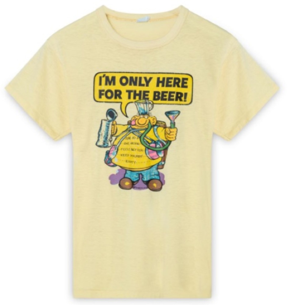 JCPENNEY I Tee Vintage Only Here for the Beer Funny